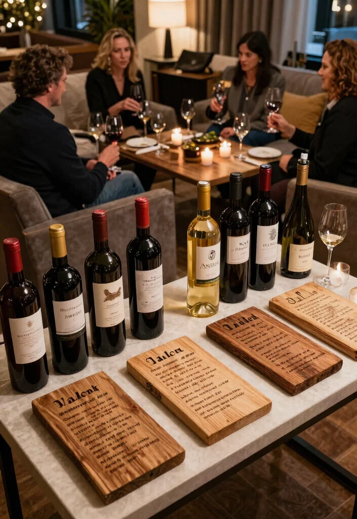 19 Wedding Grazing Table Ideas That Look Stunning - 15. Interactive Tasting: Wine Pairing Station 1