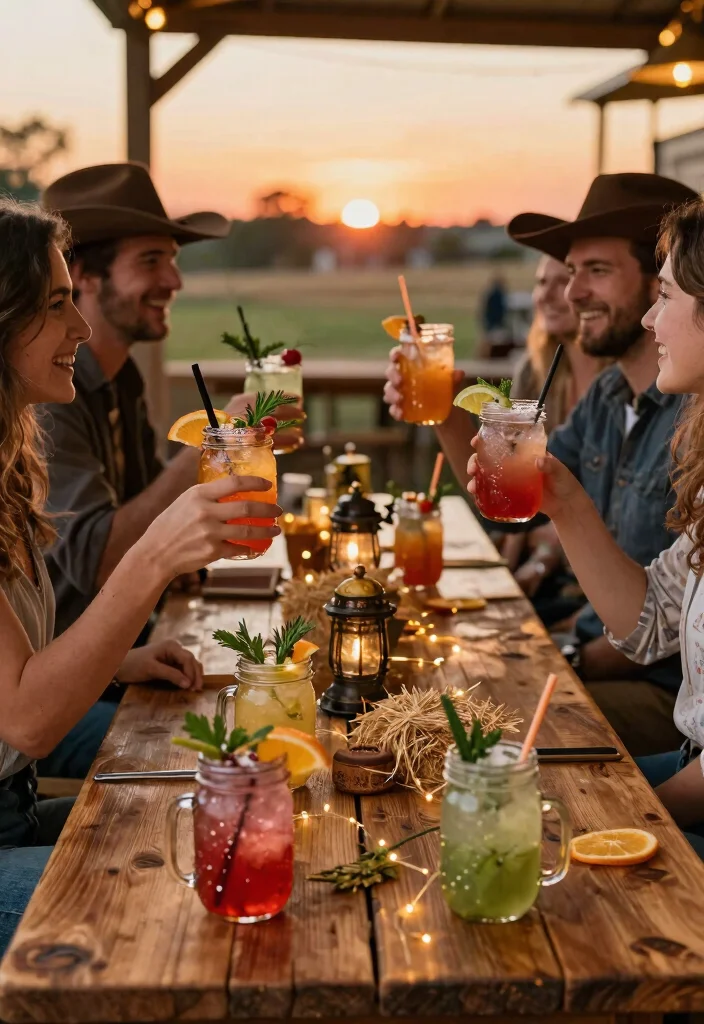 19 Western Bachelorette Party Ideas That Rock - 5. Western-Themed Cocktail Hour 1
