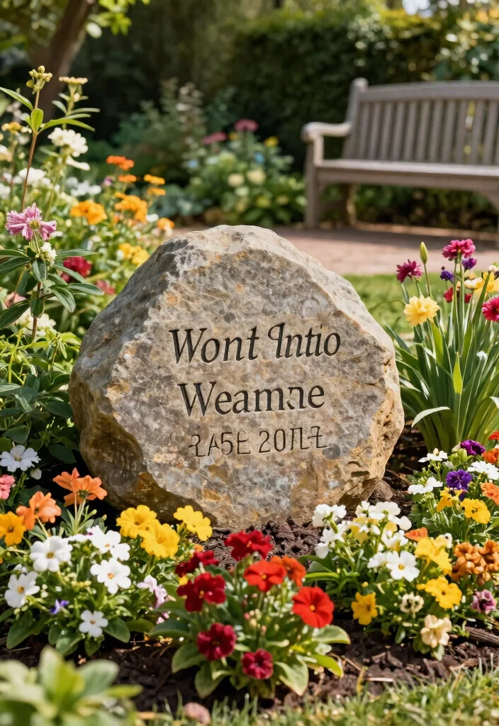 10 Simple Wedding Gifts You Can Personalize Same-Day - 10. Customized Garden Stones 1