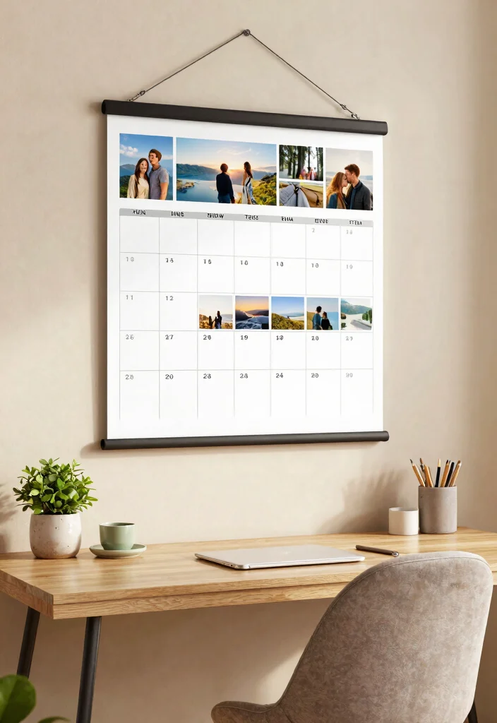 10 Simple Wedding Gifts You Can Personalize Same-Day - 7. Custom Calendar 1