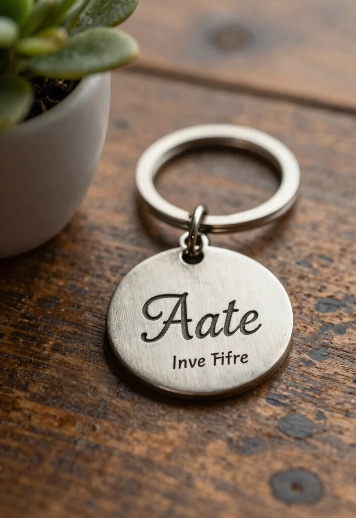 10 Simple Wedding Gifts You Can Personalize Same-Day - 9. Engraved Keychains 1