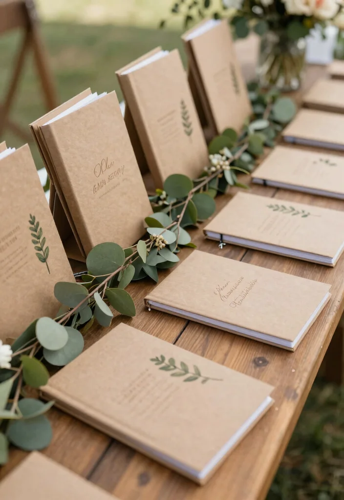 12 Cool Wedding Favors That Guests Actually Want to Take Home - 11. Recycled Paper Notebooks: For Creative Souls 1