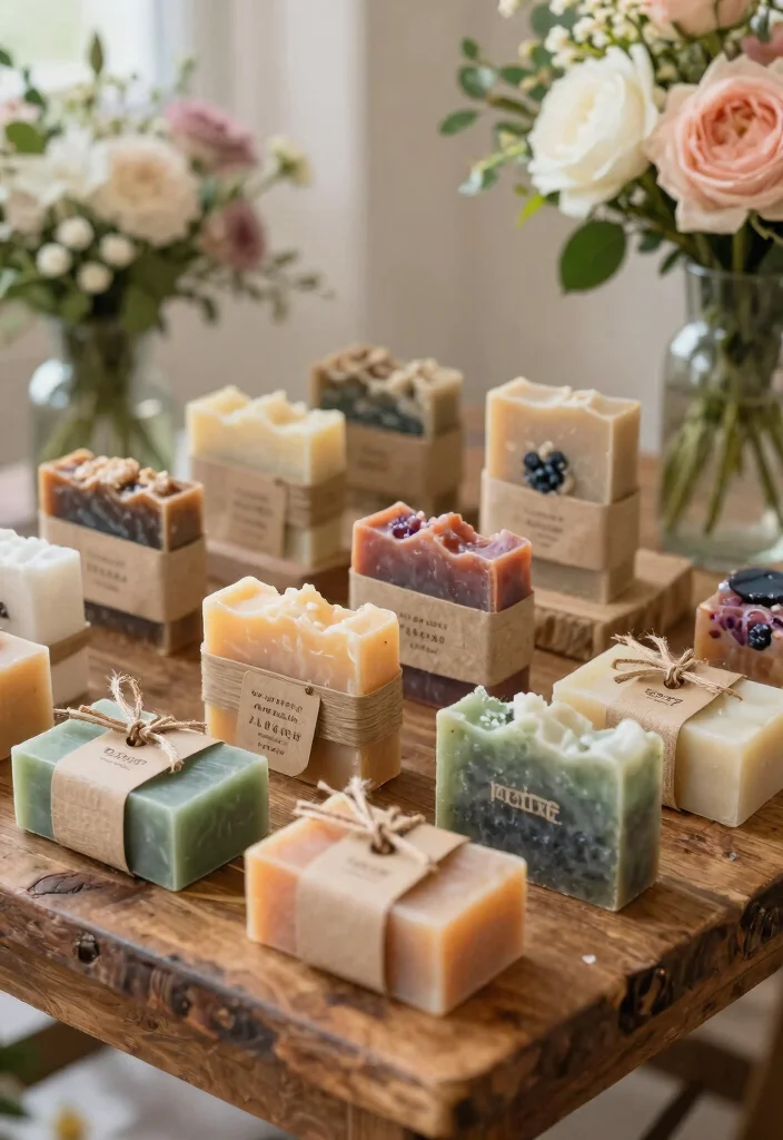12 Cool Wedding Favors That Guests Actually Want to Take Home - 7. Eco-Friendly Soaps: A Touch of Luxury 1