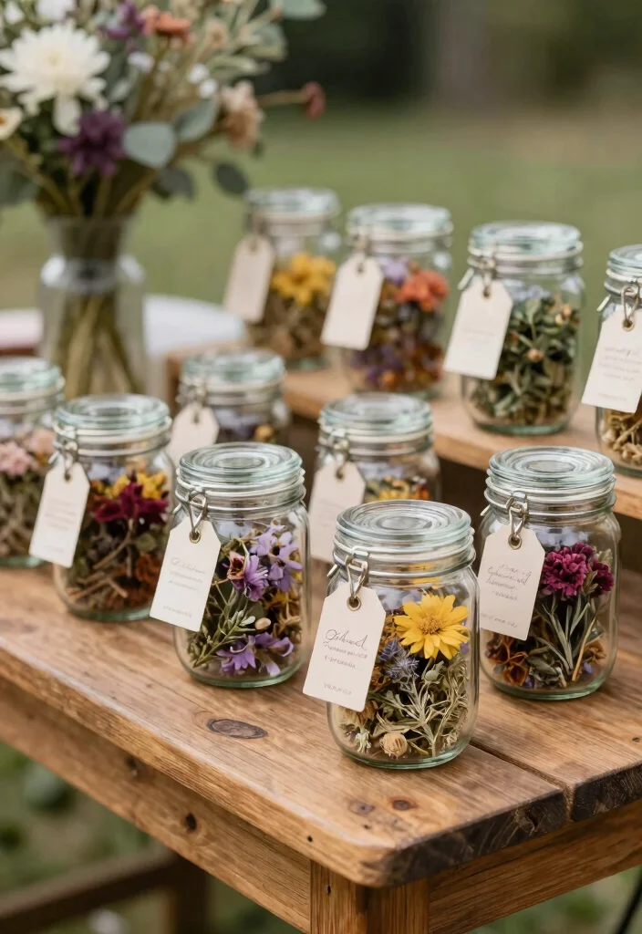 12 Cool Wedding Favors That Guests Actually Want to Take Home - 8. Handmade Potpourri: A Fragrant Memory 1