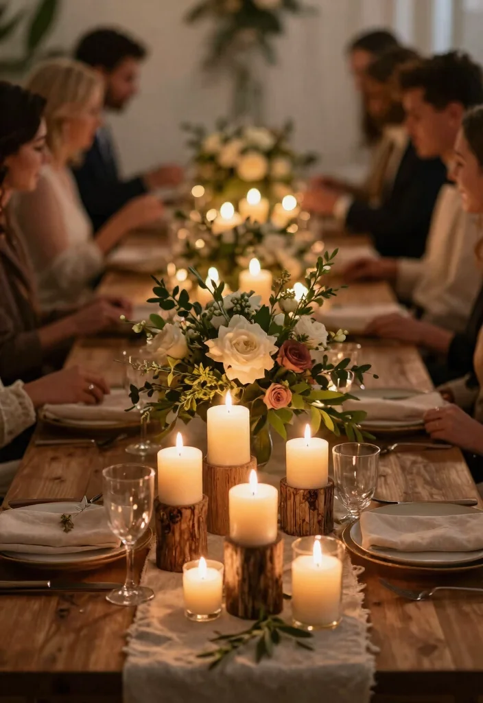 12 Key Wedding Table Decor That Photographs All Night Long - 4. Eco-Conscious Candles 1