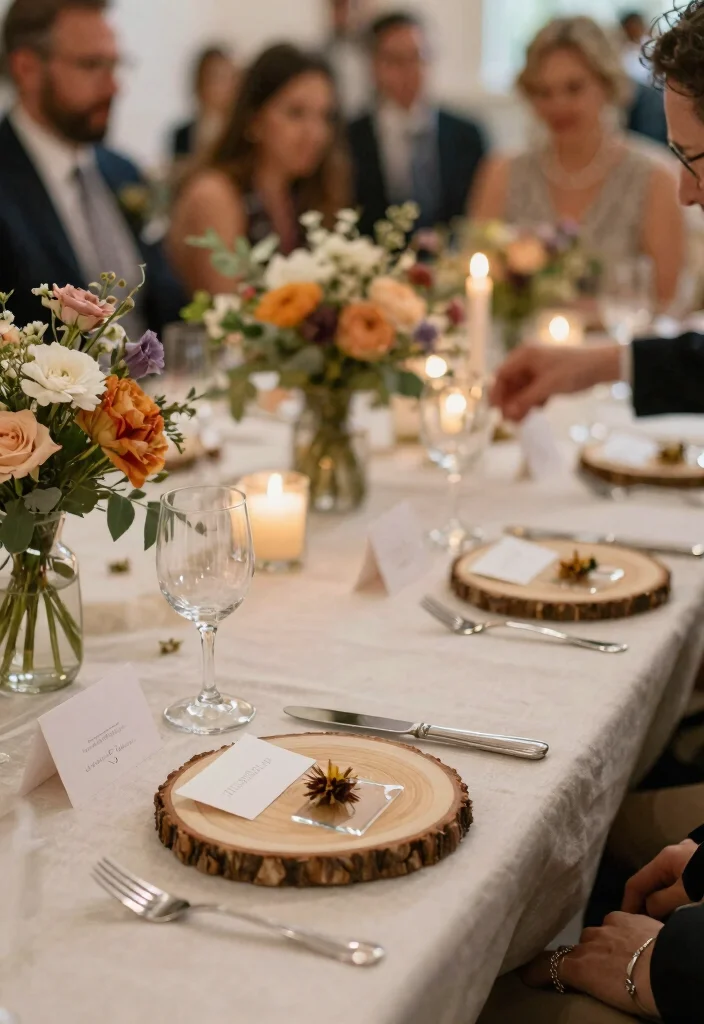 12 Key Wedding Table Decor That Photographs All Night Long - 5. Unique Place Cards 1