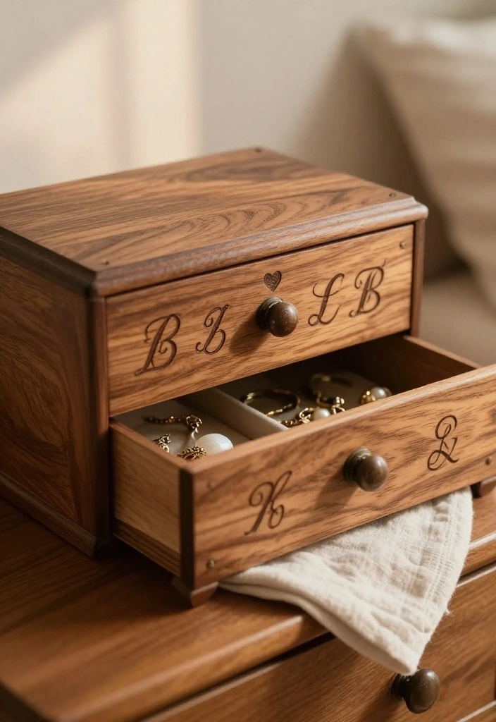 12 Wedding Gifts for Mom She'll Actually Display at Home - 1. Custom Engraved Jewelry Box 1