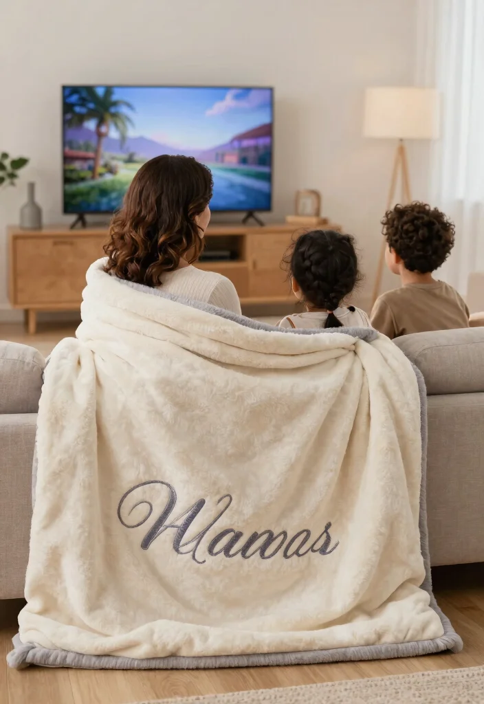12 Wedding Gifts for Mom She'll Actually Display at Home - 10. Personalized Blanket 1