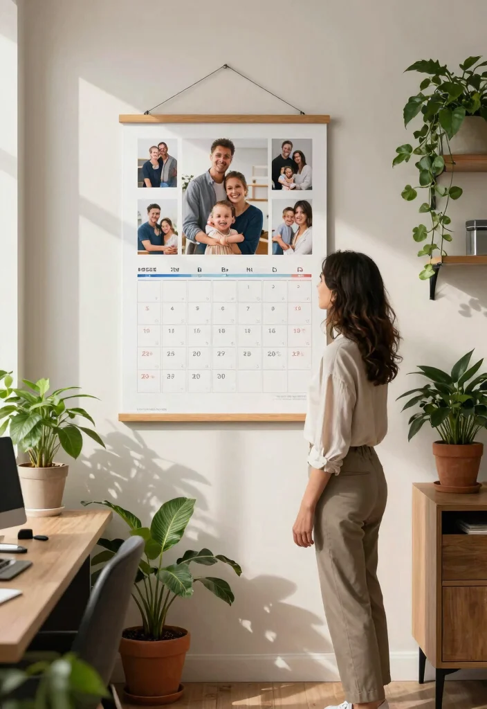12 Wedding Gifts for Mom She'll Actually Display at Home - 12. Custom Calendar with Family Photos 1
