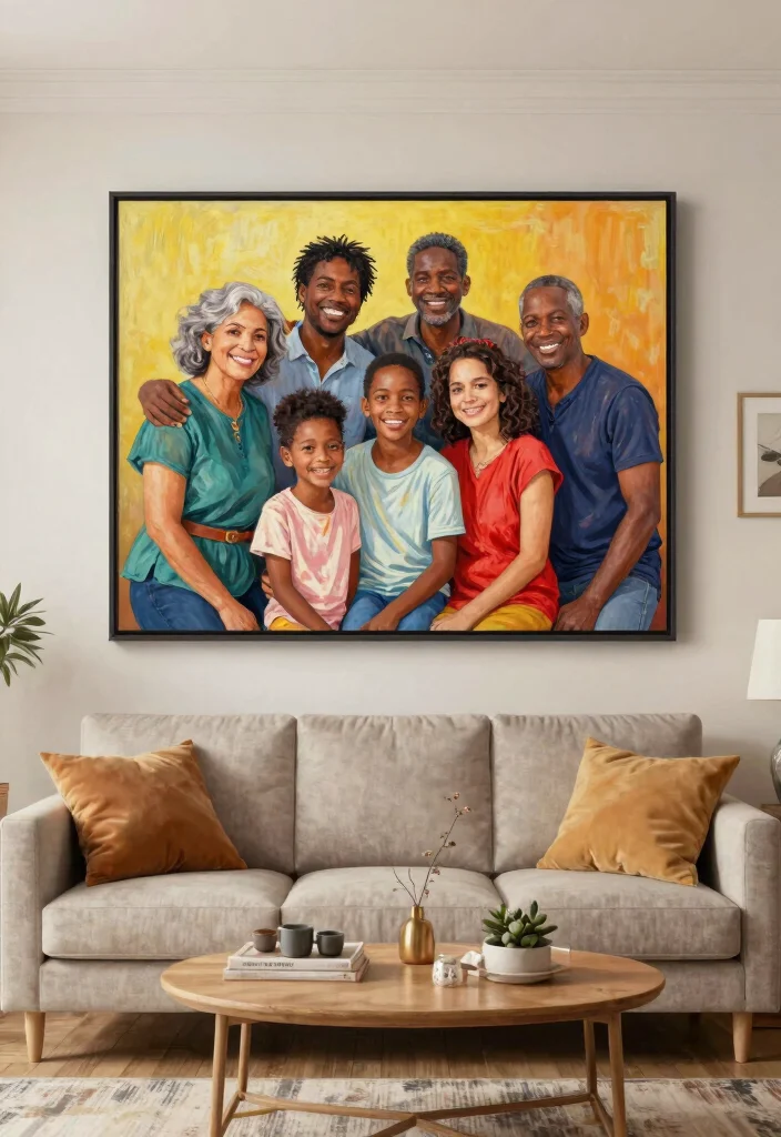 12 Wedding Gifts for Mom She'll Actually Display at Home - 2. Personalized Family Portrait 1