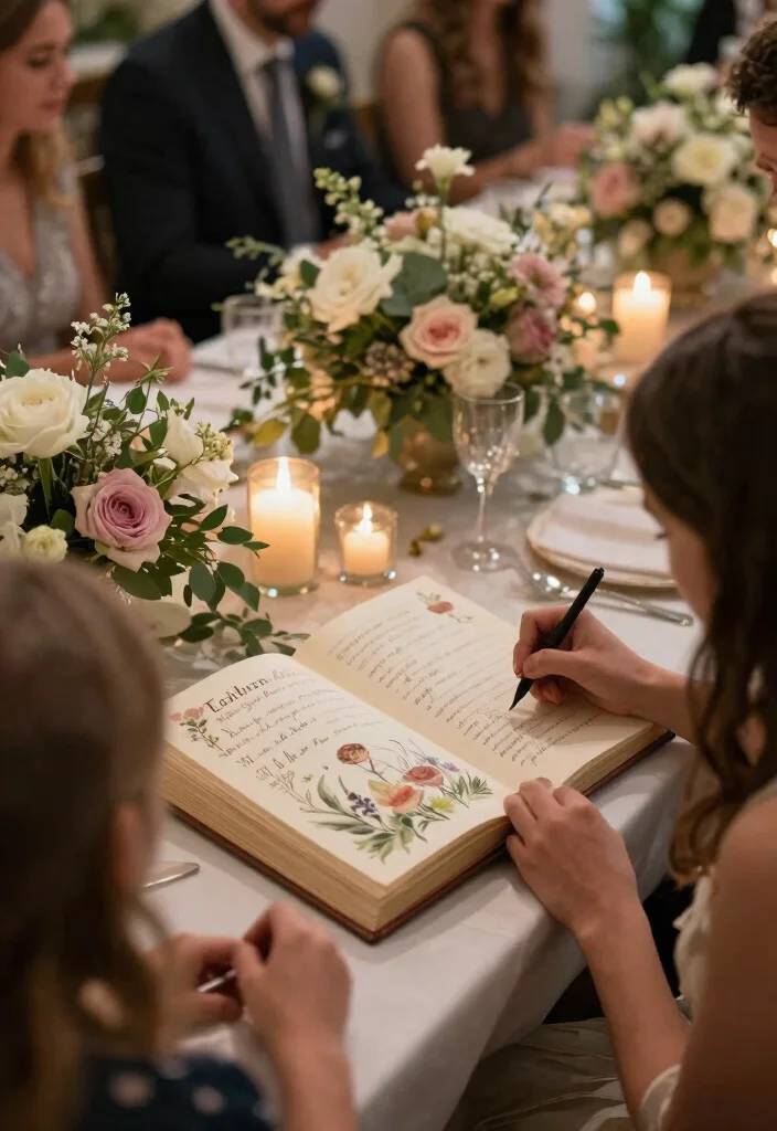 12 Wedding Guest Book Table Ideas That Get Every Guest to Sign - 8. Storybook Guest Book 1