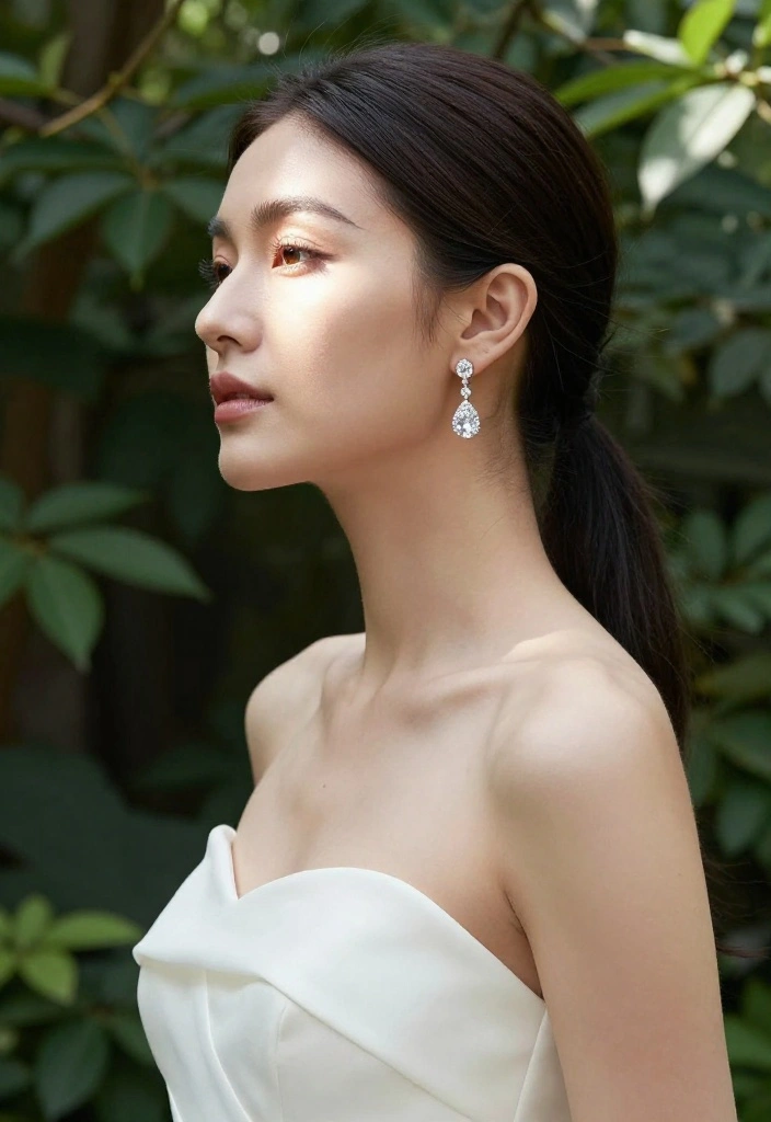 12 Wedding Jewelry Earrings That Don't Clash With Your Dress - 5. Dainty Gemstone Drops 1