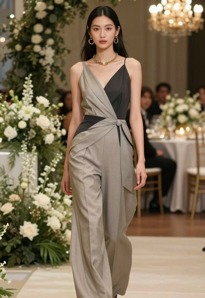 14 Black Tie Wedding Guest Outfit Ideas That Don't Require Tailoring - 3. Chic Jumpsuit 1