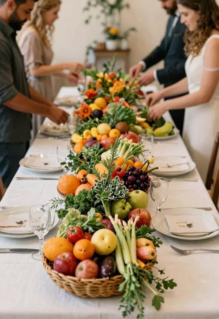 14 DIY Wedding Table Decorations That Don't Look Homemade - 12. Edible Centerpieces 1