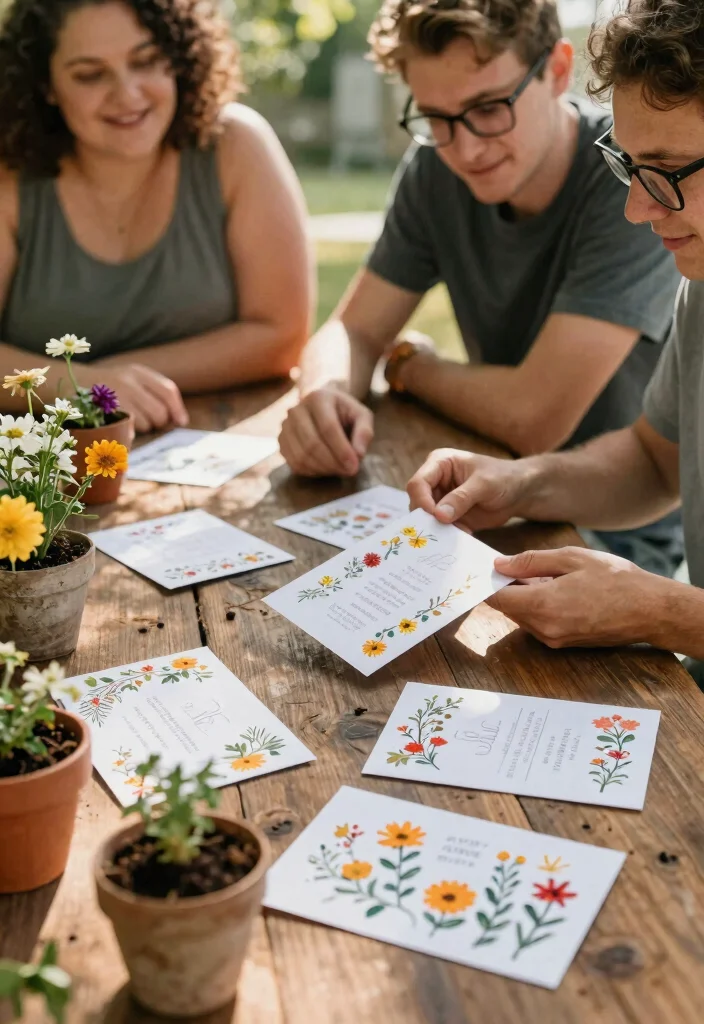 14 Ideas for Wedding Invitations With Matching Suite Elements - 1. Plantable Wedding Invitations 1