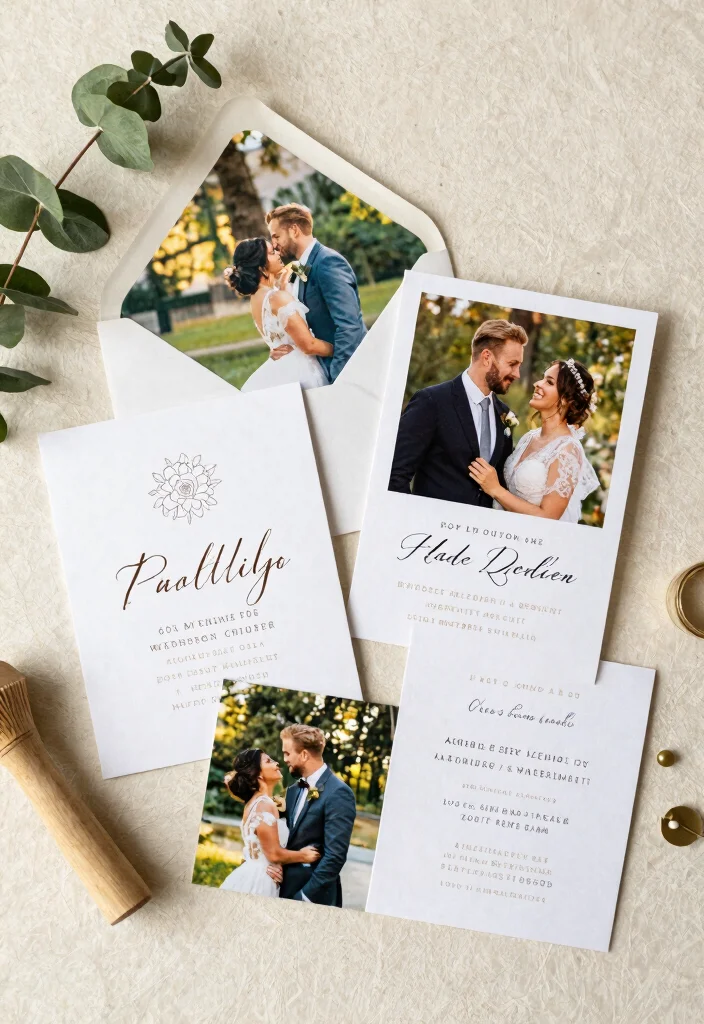 14 Original Wedding Invitations That Don't Look Pinterest-Copied - 14. Personalized Photo Invitations 1