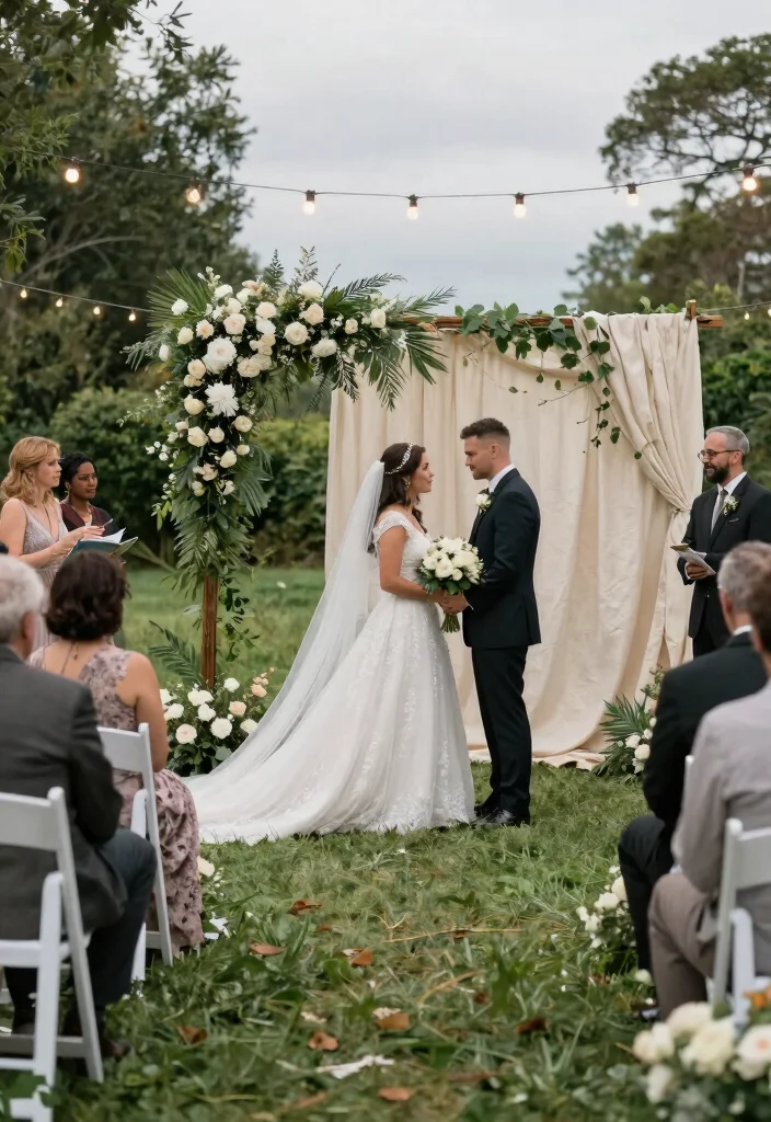 14 Wedding Decorations List With Venue-Provided vs DIY Split - 10. Ceremony Decor: Setting the Scene 1