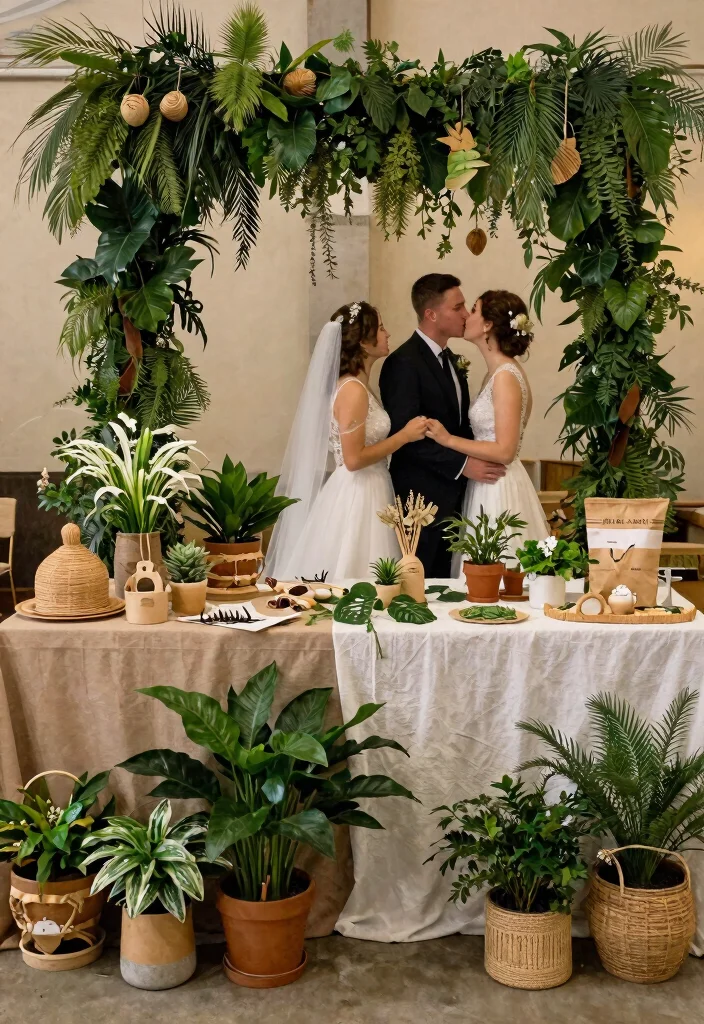 14 Wedding Decorations List With Venue-Provided vs DIY Split - 11. Eco-Friendly Options: Green Your Wedding 1