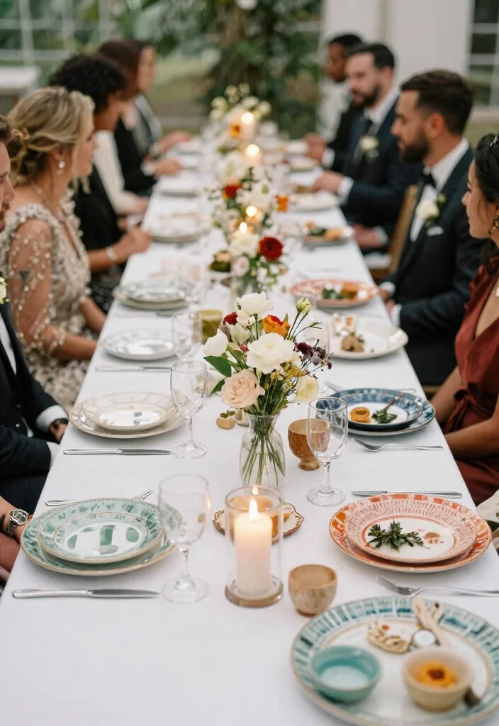 14 Wedding Decorations List With Venue-Provided vs DIY Split - 5. Table Settings: Elegance Meets Creativity 1