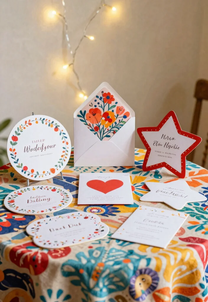 15 Affordable Wedding Invitations That Look Expensive - 11. Unique Shapes 1