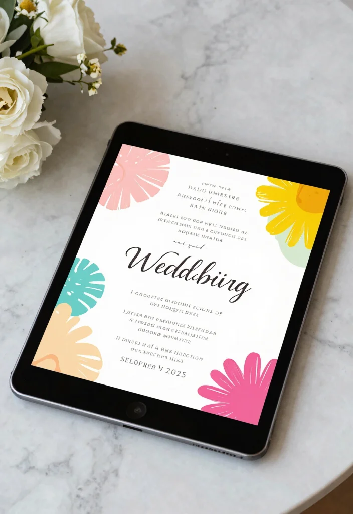 15 Affordable Wedding Invitations That Look Expensive - 14. Digital Invitations 1