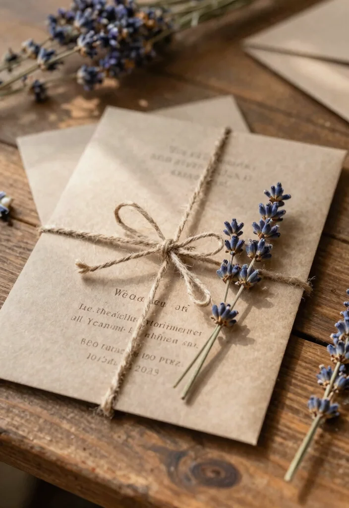 15 Affordable Wedding Invitations That Look Expensive - 3. Rustic Charm 1