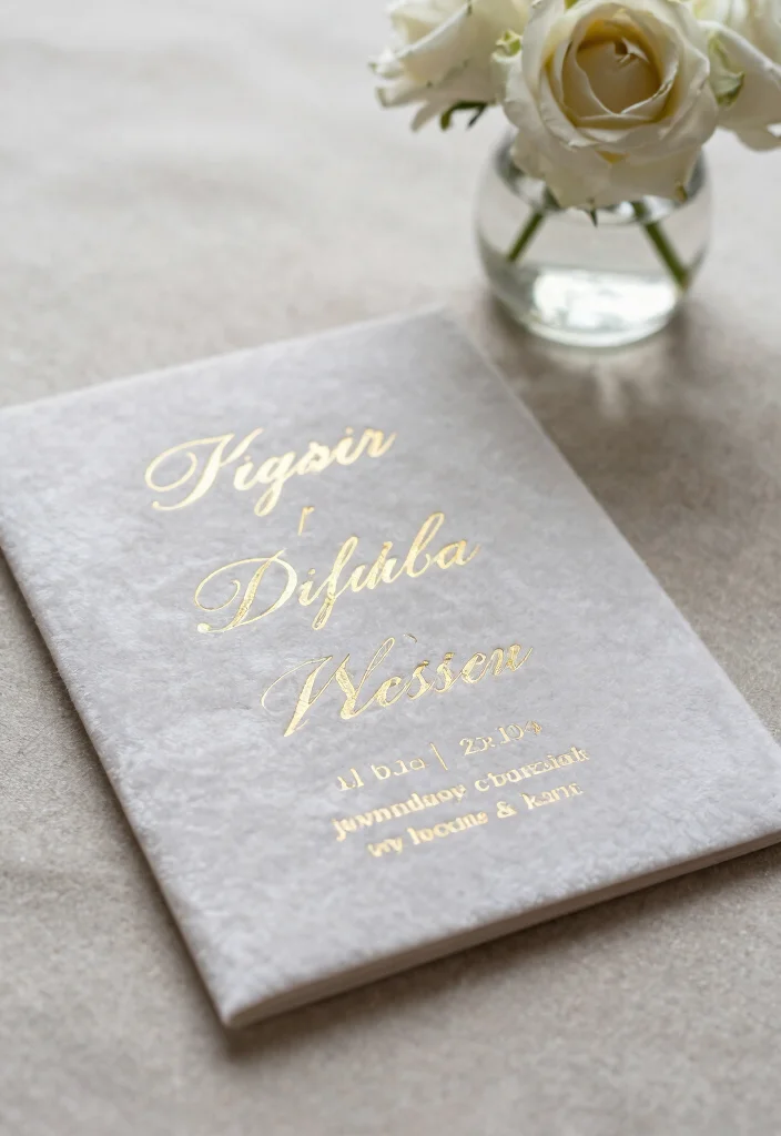 15 Affordable Wedding Invitations That Look Expensive - 6. Elegant Foil Accents 1