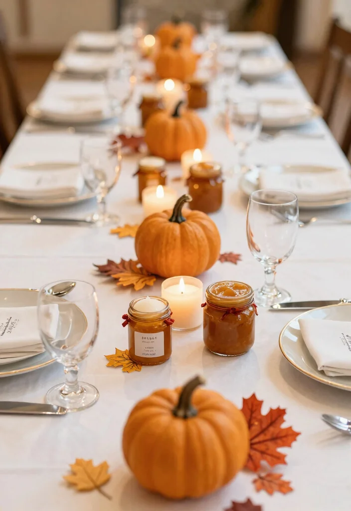 15 Autumn Wedding Table Decorations Without Messy Dried Leaves - 12. Autumn-Themed Favors 1