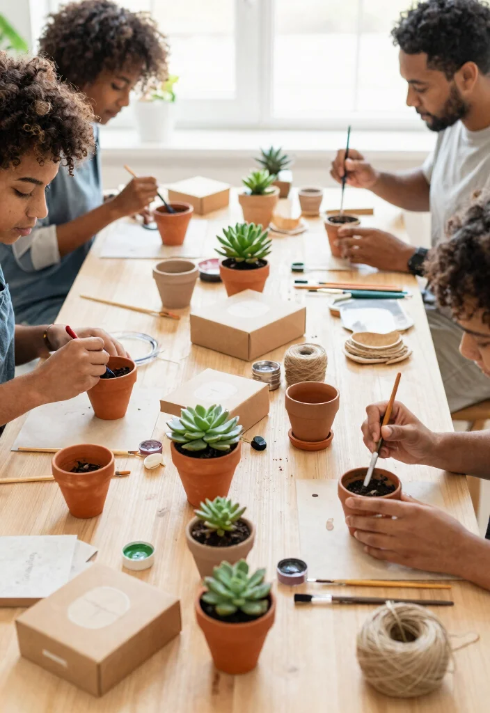 15 DIY Wedding Gifts for Guests That Don't Look Homemade - 1. Personalized Mini Succulent Pots 1