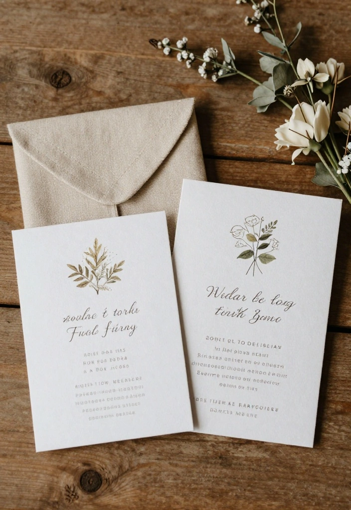 15 Earthy Wedding Invitations That Don't Look Too Casual - 14. Eco-Conscious Attire 1