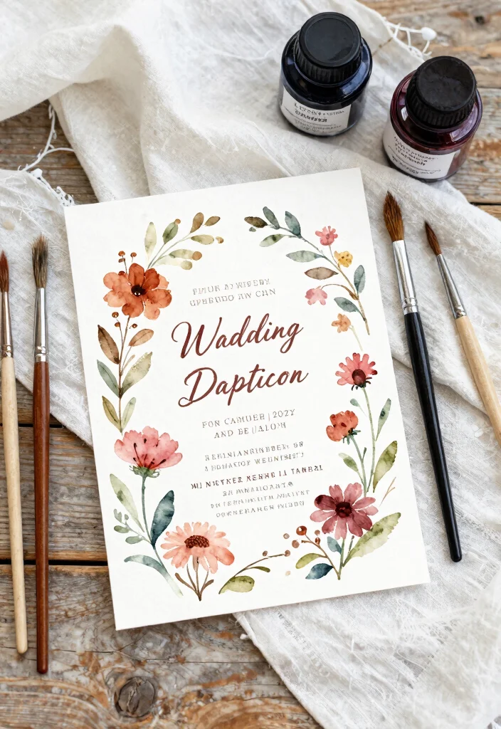 15 Earthy Wedding Invitations That Don't Look Too Casual - 2. Watercolor Dreams 1