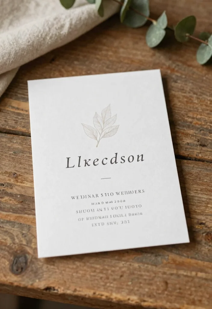 15 Earthy Wedding Invitations That Don't Look Too Casual - 5. Minimalist Earthy 1