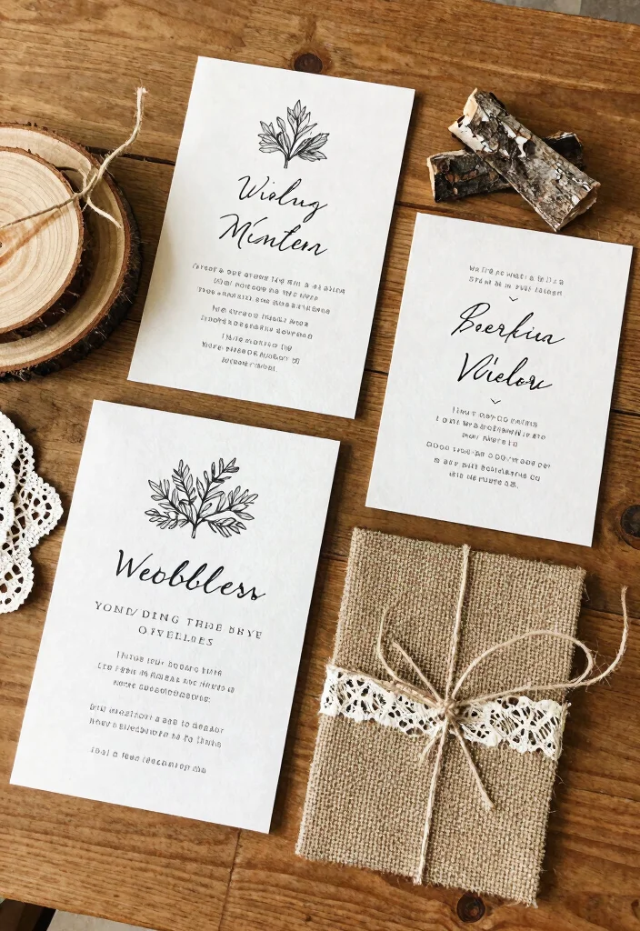 15 Earthy Wedding Invitations That Don't Look Too Casual - 6. Rustic Charm 1