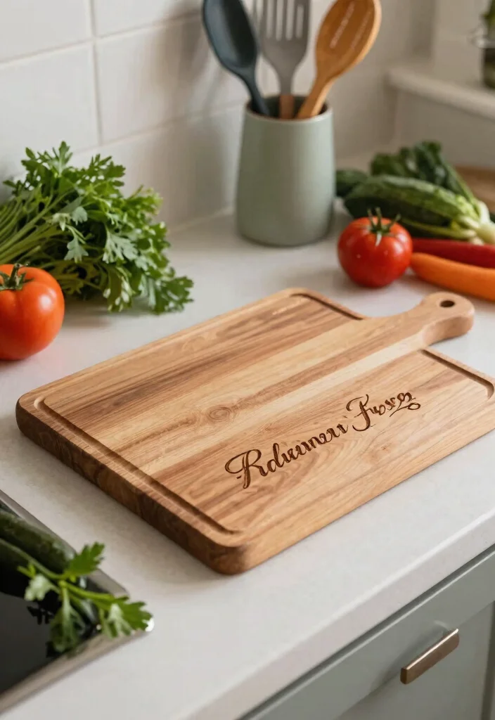 15 Gifts for Best Friend Wedding That She'll Actually Use After - 1. Personalized Cutting Board 1