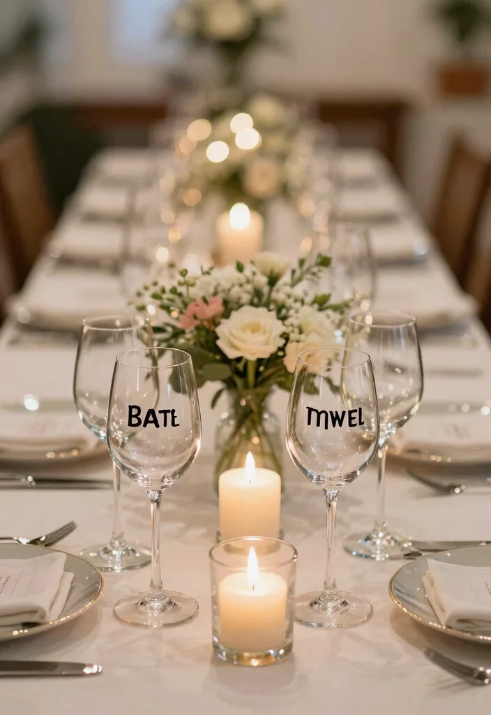 15 Gifts for Best Friend Wedding That She'll Actually Use After - 2. Customized Wine Glass Set 1