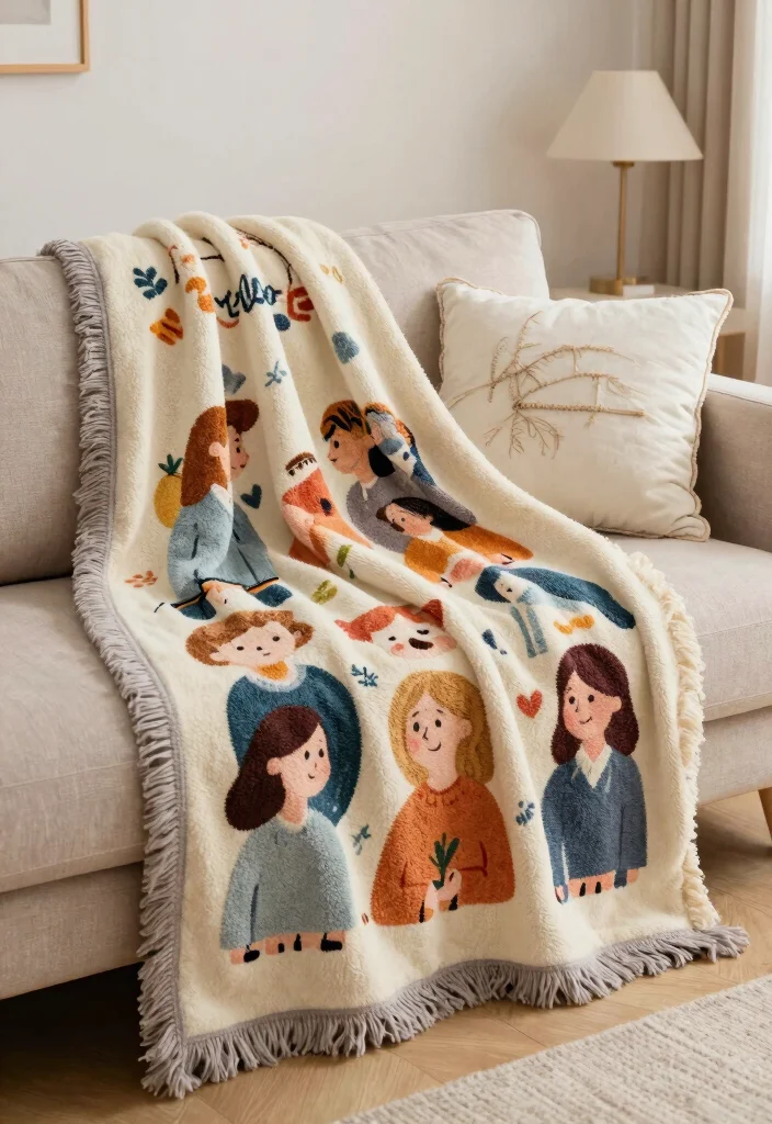 15 Gifts for Best Friend Wedding That She'll Actually Use After - 8. Personalized Blanket 1