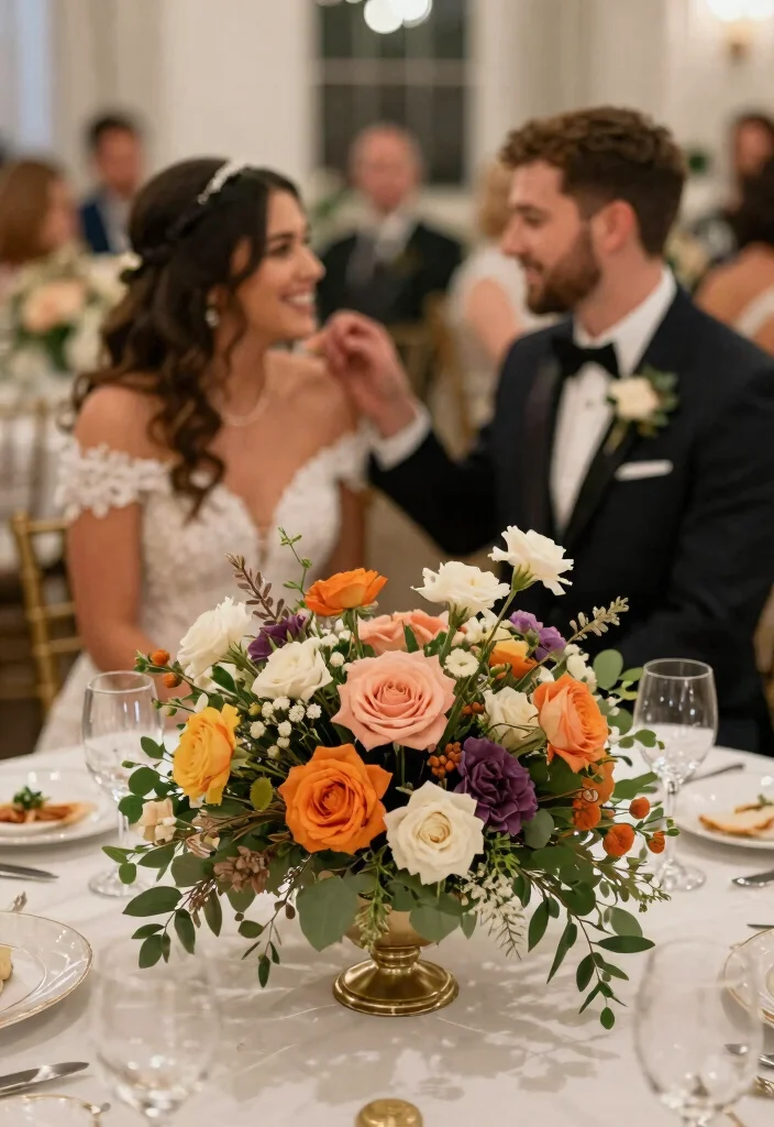 15 Small Wedding Table Ideas That Photograph Full Not Sparse - 11. Statement Decor Pieces 1
