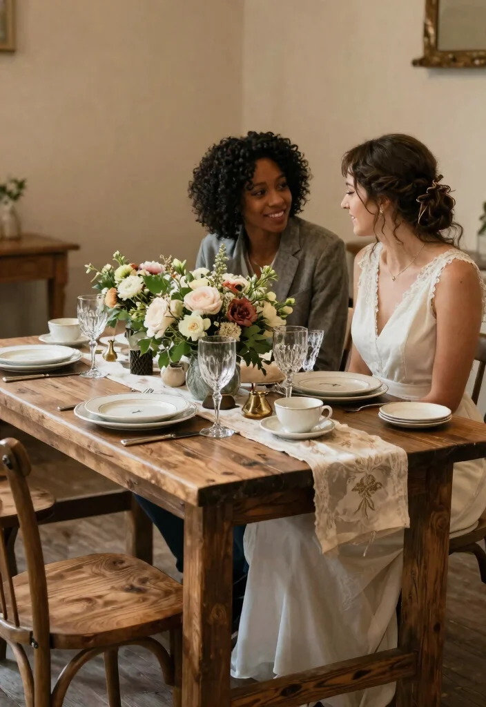 15 Small Wedding Table Ideas That Photograph Full Not Sparse - 13. Themed Table Decor 1
