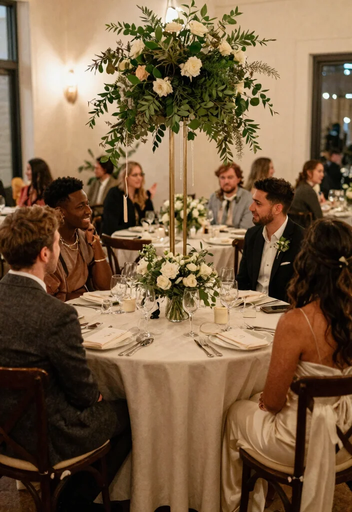 15 Small Wedding Table Ideas That Photograph Full Not Sparse - 7. Unique Table Shapes 1