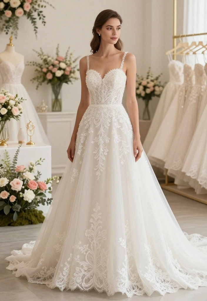 15 Wedding Dresses for Petite Women That Don't Need Tailoring - 2. Sweetheart Necklines 1
