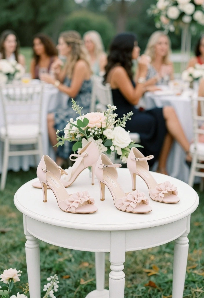 15 Wedding Heels for Women That Last All Night Without Pain - 13. Trendy Ruffle Heels 1