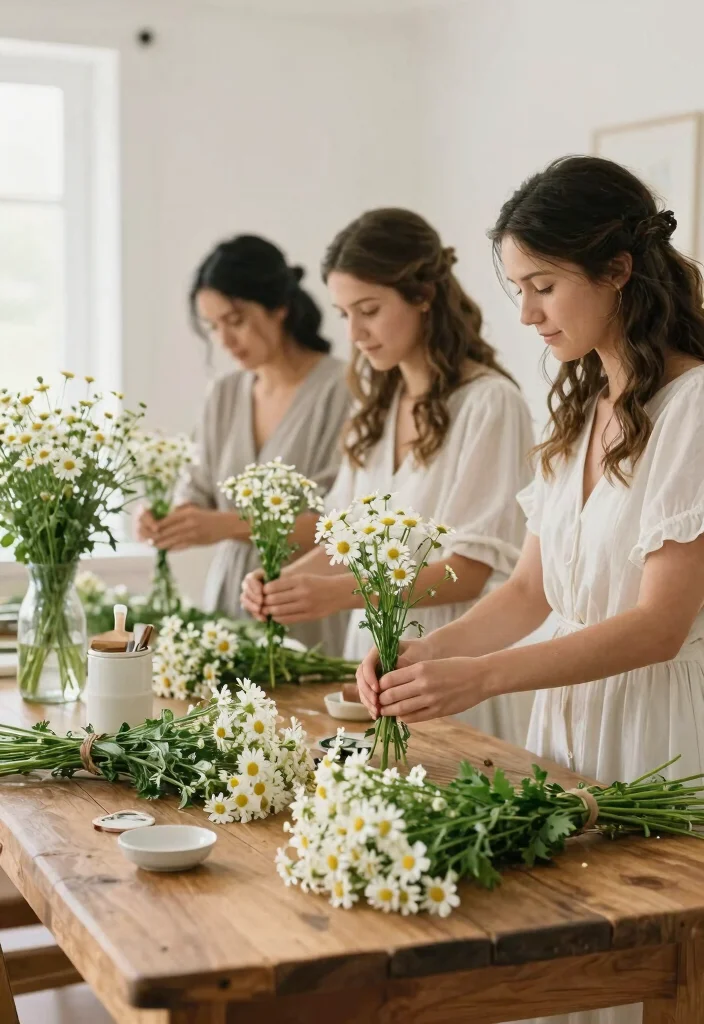 15 White Wedding Flowers That Stay Fresh Without a Florist - 5. Dainty White Daisies 1