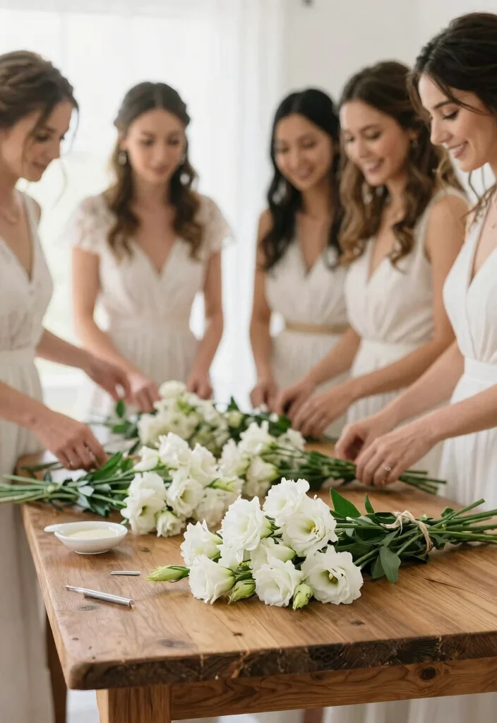 15 White Wedding Flowers That Stay Fresh Without a Florist - 9. Pure White Lisianthus 1